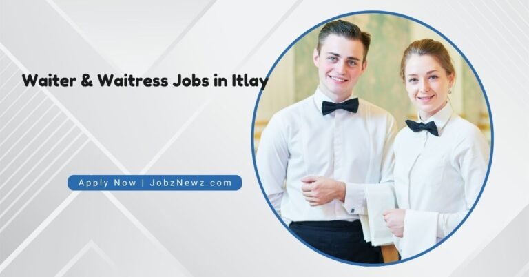 Waiter & Waitress Jobs in Itlay